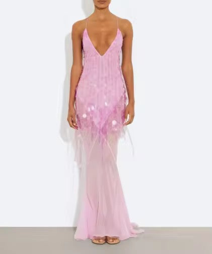 Celeste Sequin Maxi Dress