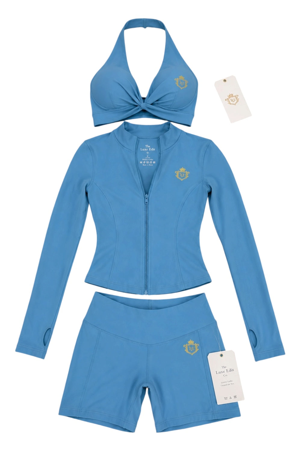 Luxe Azure Four-Piece Set