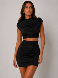 The Celeste Lace Drape Co-Ord