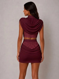 The Celeste Lace Drape Co-Ord