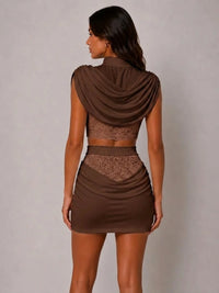 The Celeste Lace Drape Co-Ord