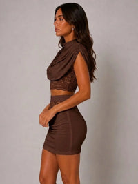 The Celeste Lace Drape Co-Ord
